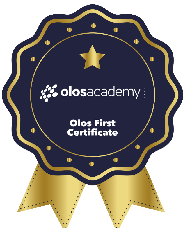 Selo Olos First Certificate